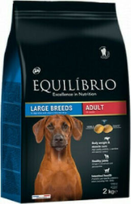 Equilibrio Adult Large 12kg Dry Food for Adult Dogs of Large Breeds with Chicken and Rice