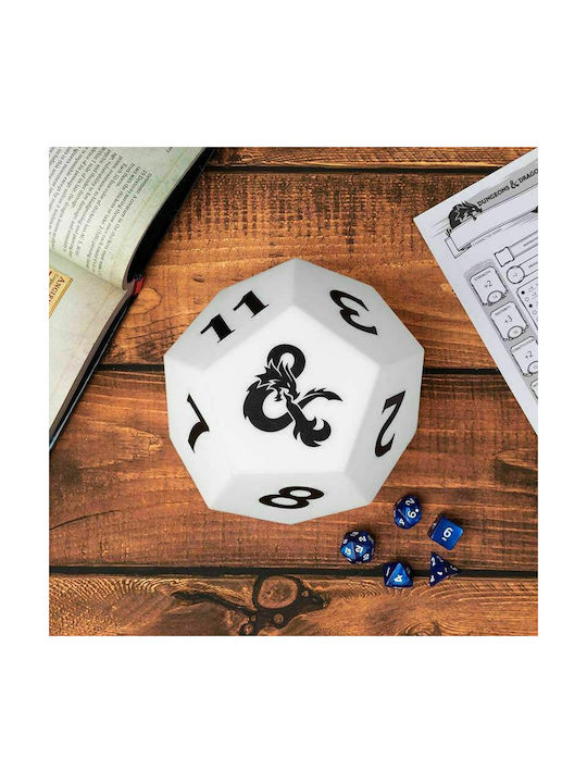 Paladone Παιδικό Διακοσμητικό Φωτιστικό Dungeons & Dragons με Εναλλαγές Χρωματισμών Λευκό 12x12cm