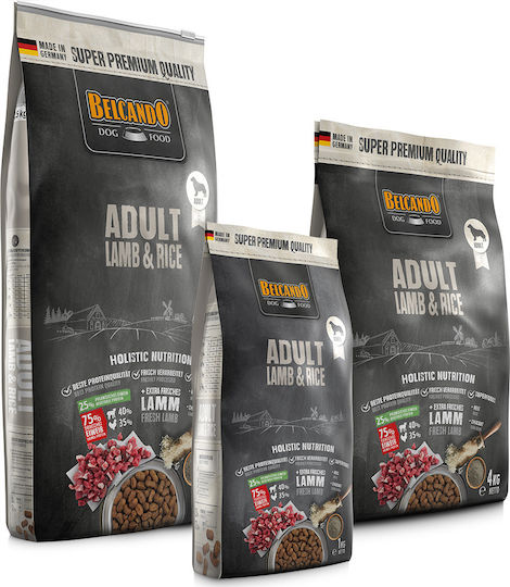 Belcando Adult Lamb & Rice 1кг Суха Храна без Зърнени храни за Възрастни Кучета от Средни и Големи Породи с Агнешко и Ориз