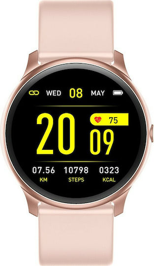 MaxCom FitGo FW32 Neon Smartwatch με Παλμογράφο (Ροζ)
