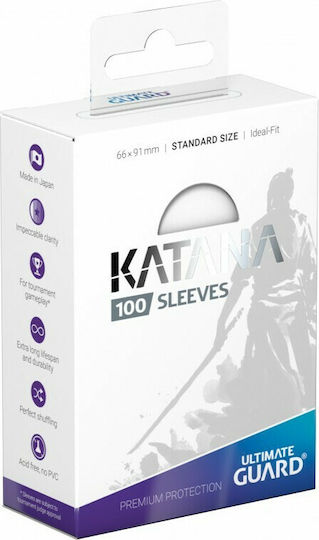 Ultimate Guard Katana Standard Card Sleeves Standard Size 100τμχ White UGD010111