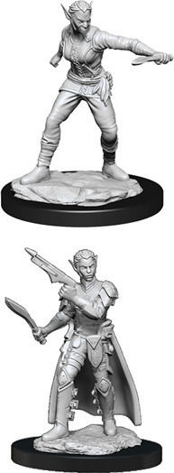 WizKids Dungeons & Dragons Nolzur's Marvelous Miniatures Unpainted Figures : Shifter Rogue Female - Wave 13 2τμχ 2τμχ