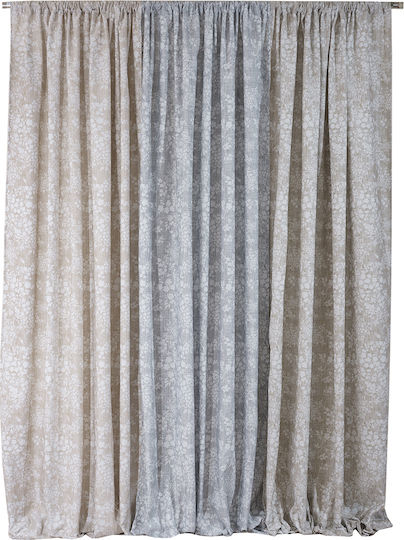 Anna Riska Κουρτίνα με Τρέσα Russell 8 Linen 140x270εκ.