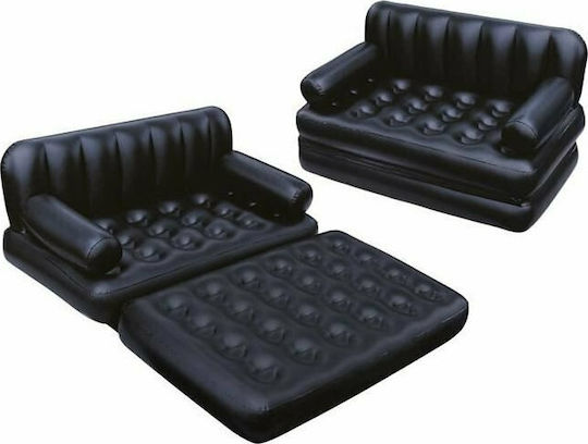 Bestway Inflatable Sofa for 2 People Black 188x152cm