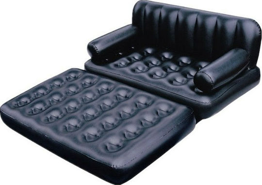 Bestway Φουσκωτός Καναπές 2 Ατόμων Μαύρος 188x152cm