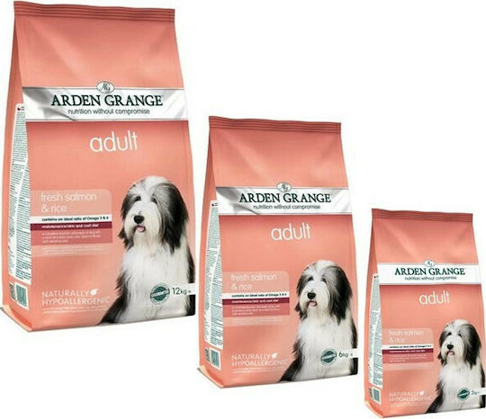 Arden Grange Adult 6kg Dry Food for Adult Small Breed Dogs with Salmon and Rice