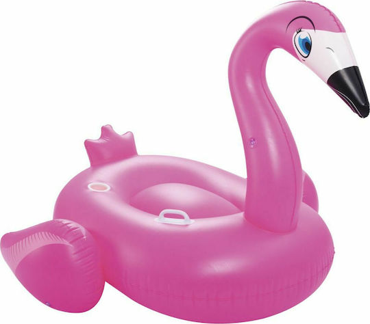 Bestway Φουσκωτό Ride On Θαλάσσης Flamingo με Χειρολαβές Ροζ 173x170cm