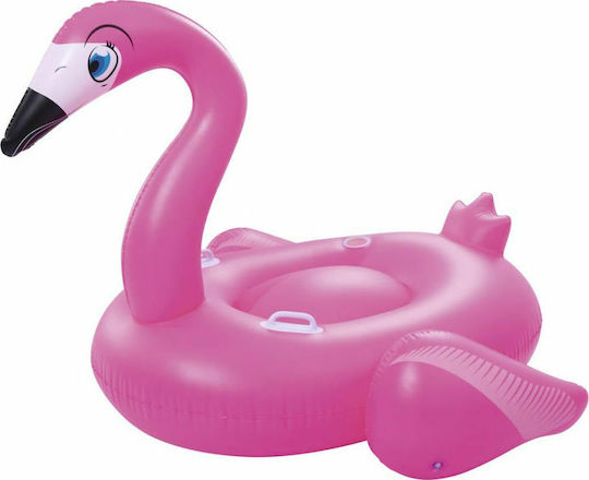 Bestway Φουσκωτό Ride On Θαλάσσης Flamingo με Χειρολαβές Ροζ 173x170cm