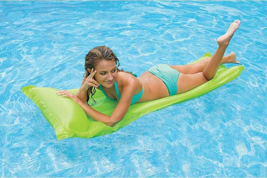 Intex Economats Inflatable Sea Mattress Green