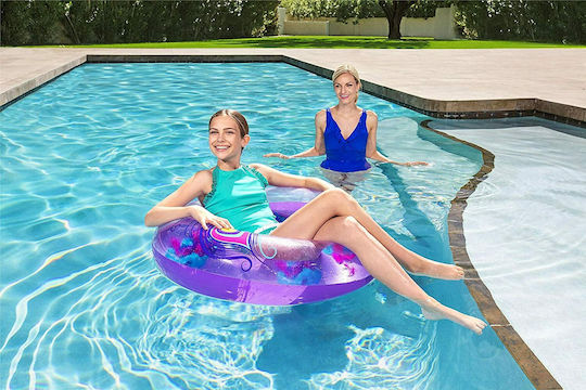 Bestway Flirty Feather Inflatable Sunshade for the Sea Purple 91cm.