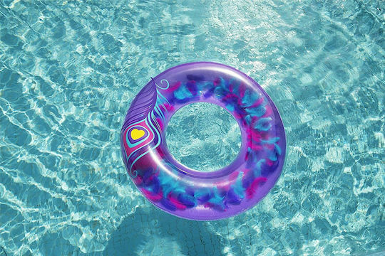 Bestway Flirty Feather Inflatable Sunshade for the Sea Purple 91cm.