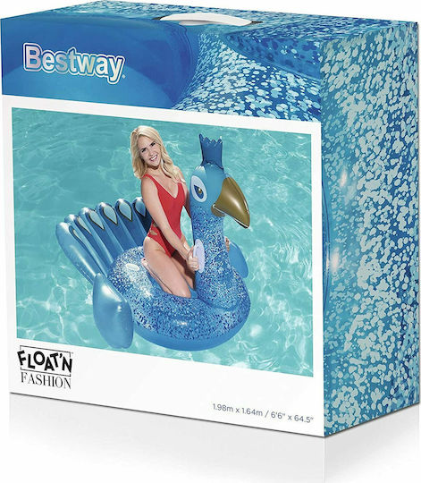 Bestway Φουσκωτό Στρώμα Θαλάσσης με Χειρολαβές Γαλάζιο 198x164cm