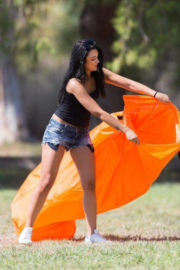 Unigreen Easy Lazy Inflatable Lazy Bag Orange 196cm
