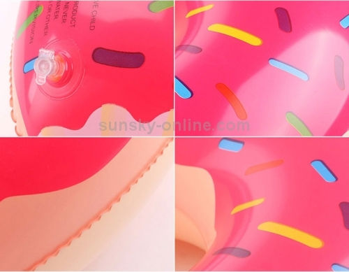 Bigmouth Φουσκωτή Σαμπρέλα Θαλάσσης Donut Ροζ 120x120cm