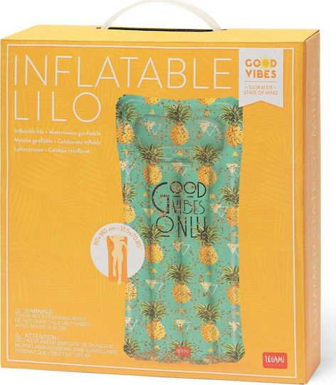 Legami Milano Pineapple Φουσκωτό Στρώμα Θαλάσσης Τιρκουάζ 180x80cm