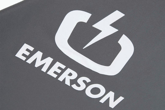 Emerson Πετσέτα Microfiber Σώματος Διπλής Όψεως Αντιβακτηριδιακή Γκρι 160x80εκ.
