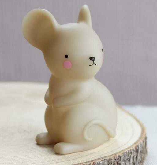 A Little Lovely Company Παιδικό Διακοσμητικό Φωτιστικό Little Mouse Μπεζ