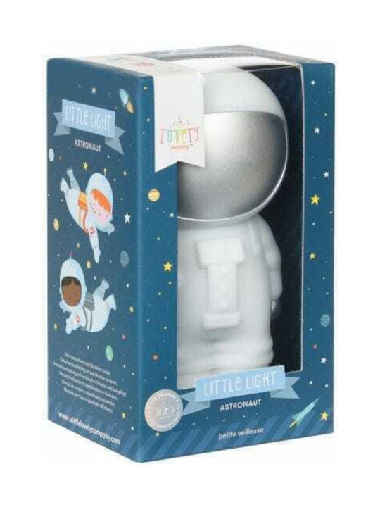 A Little Lovely Company Παιδικό Διακοσμητικό Φωτιστικό Astronaut Λευκό 8.3x7.5x13εκ.