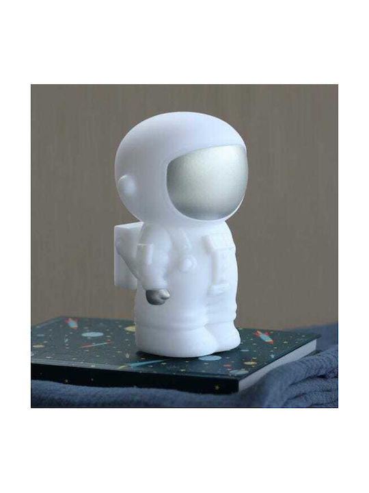 A Little Lovely Company Παιδικό Διακοσμητικό Φωτιστικό Astronaut Λευκό 8.3x7.5x13εκ.