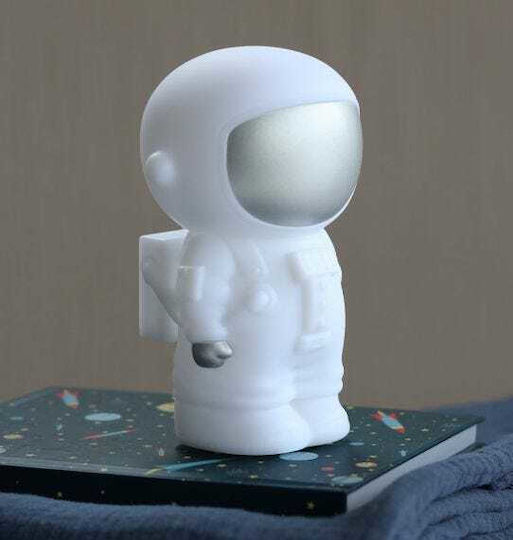 A Little Lovely Company Kids Decorative Lamp Astronaut White 8.3x7.5x13εκ.
