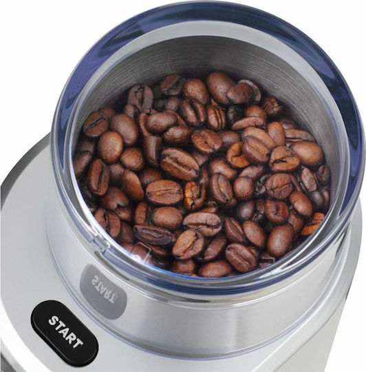 Sencor Electric Coffee Grinder 200W for 60gr Beans Silver