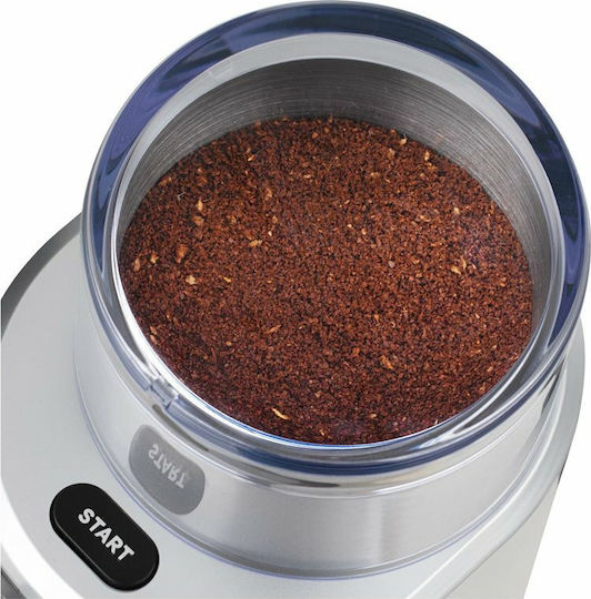 Sencor Electric Coffee Grinder 200W for 60gr Beans Silver