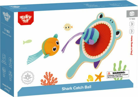 Tooky Toys Kids Beach Rackets Shark Scratch Racket