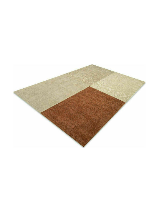 Asiatic London Blox Handmade Rug Rectangular Wool Copper