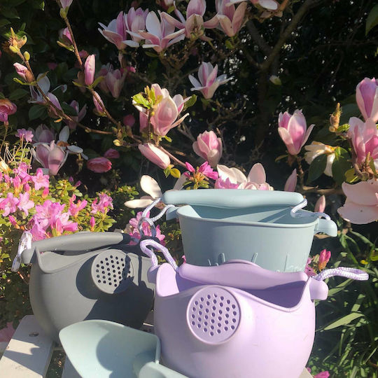 Scrunch Silicone Beach Watering Can Blue