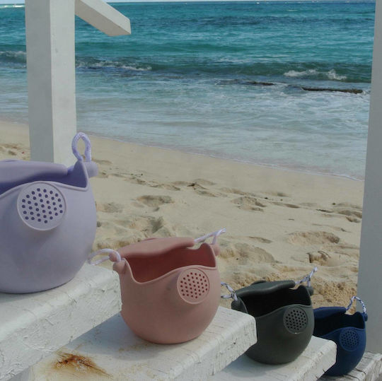 Scrunch Silicone Beach Watering Can Blue