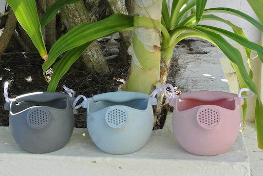 Scrunch Silicone Beach Watering Can Blue