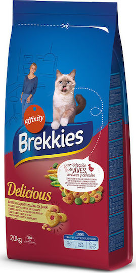 Affinity Brekkies Delice Суха Храна за Възрастни Котки с Чувствителна Уринарна Система с Пилешко 20кг