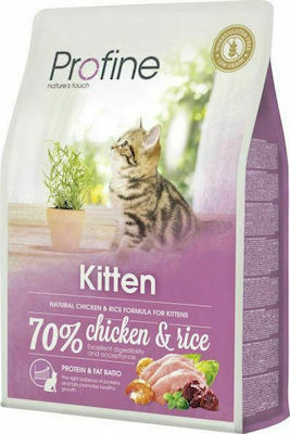 Profine Kitten Dry Food for Juvenile Cats with Chicken / Rice 0.3kg