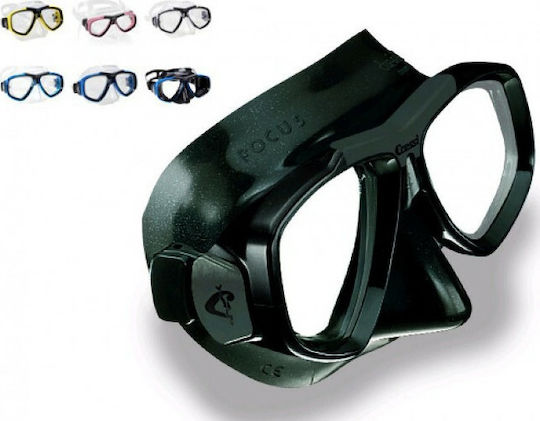 CressiSub Silicone Diving Mask Focus Black