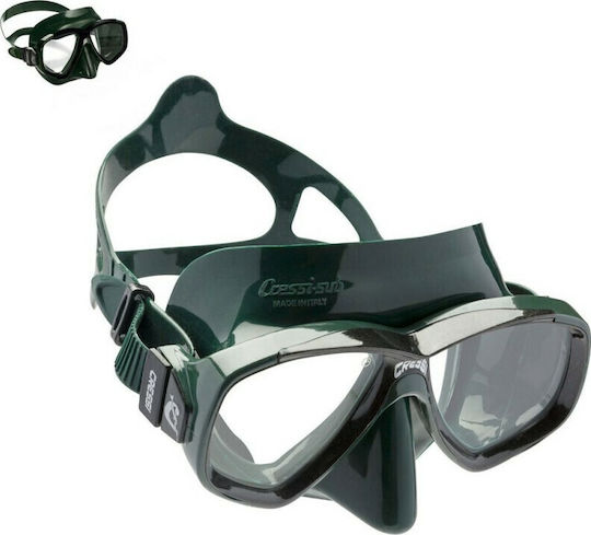 CressiSub Silicone Diving Mask Perla Black