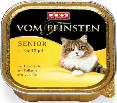 Animonda Senior Wet Food for Senior Cats In Tray with Poultry Poultry 1pc 100gr