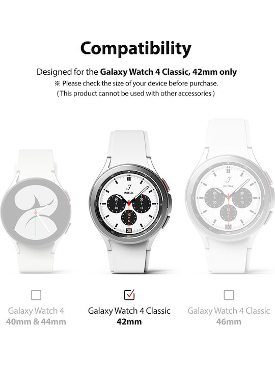 Ringke IDGL 4pcs Gehärtetes Glas für das Galaxy Watch 4 Classic 42mm 4Stück G4AS055
