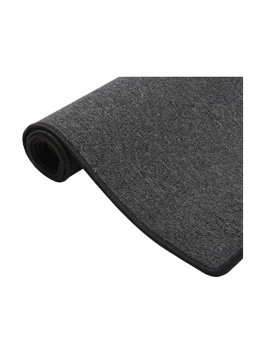 vidaXL Anti-slip Rug Rectangular Charcoal