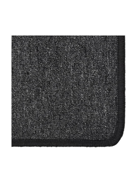 vidaXL Anti-slip Rug Rectangular Charcoal