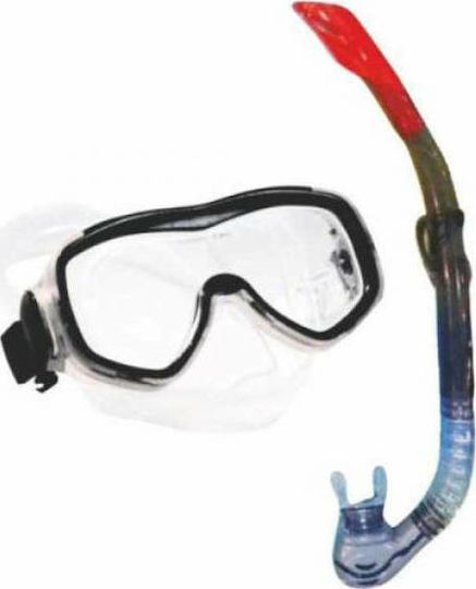 Zanna Toys Tauchmasken Silikon mit Schnorchel Kinder Schwarz