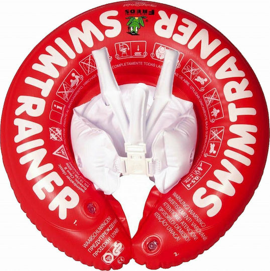 Freds Swim Academy Baby-Safe Swimming Aid Swimtrainer for 6 Months up to 4 years Red