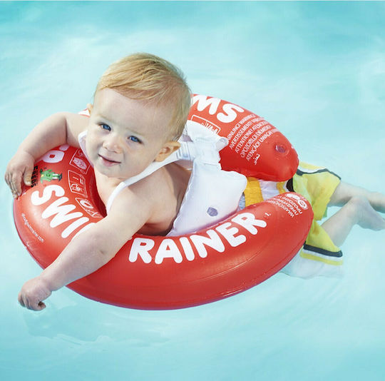 Freds Swim Academy Baby-Safe Swimming Aid Swimtrainer for 6 Months up to 4 years Red