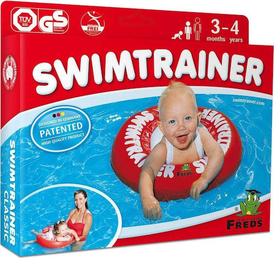 Freds Swim Academy Baby-Safe Swimming Aid Swimtrainer for 6 Months up to 4 years Red