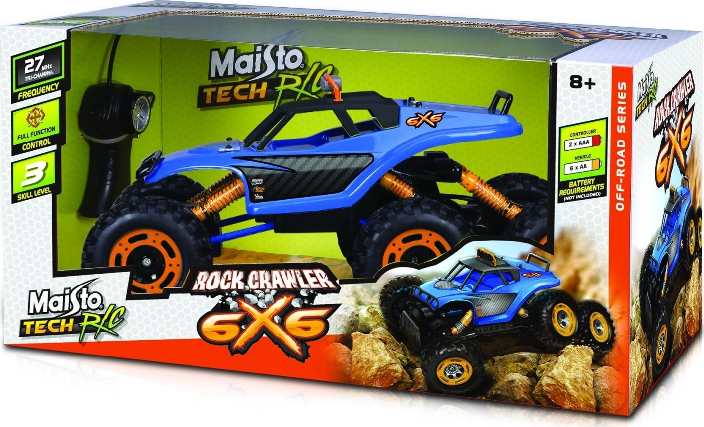 maisto tech rc rock crawler 6x6