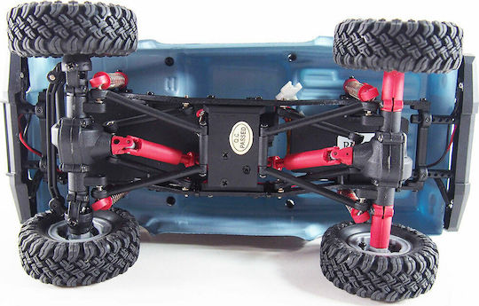 Amewi AMXRock AM4 Li-Po Akku 600mAh Радиоуправляемо Автомобил Пълзящи машини 4WD Син