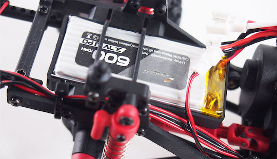 Amewi AMXRock AM4 Li-Po Akku 600mAh Радиоуправляемо Автомобил Пълзящи машини 4WD Син
