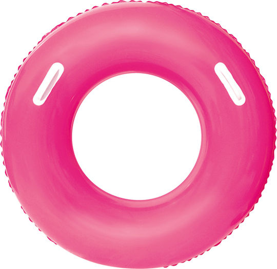 Bestway Kinder Schwimmring mit Griffen und Durchmesser 91cm. ab 3 Jahren Fuchsie 15519