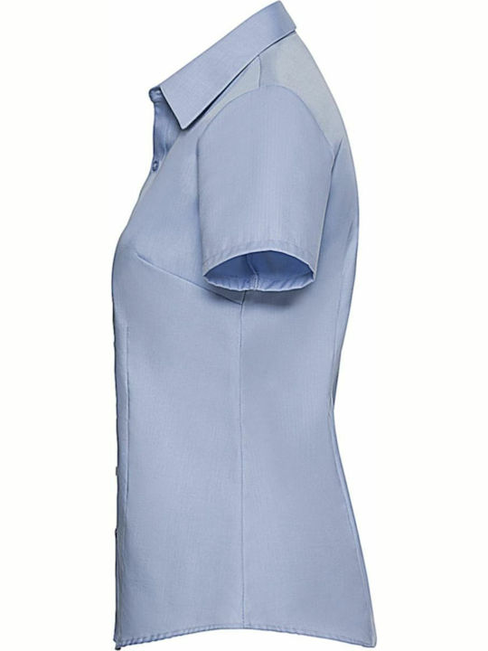 Russell Europe Women's Promotional T-shirt Short Sleeve in Light Blue Color