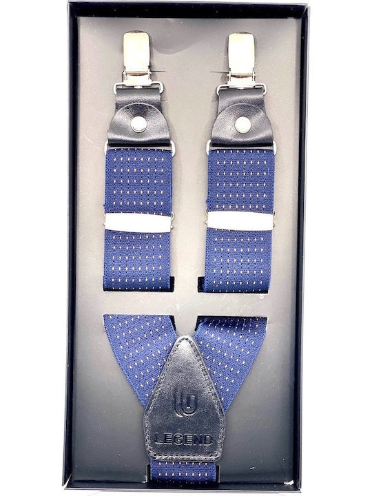 Legend Accessories Polka Dots Hosenträger Gedruckt Blau