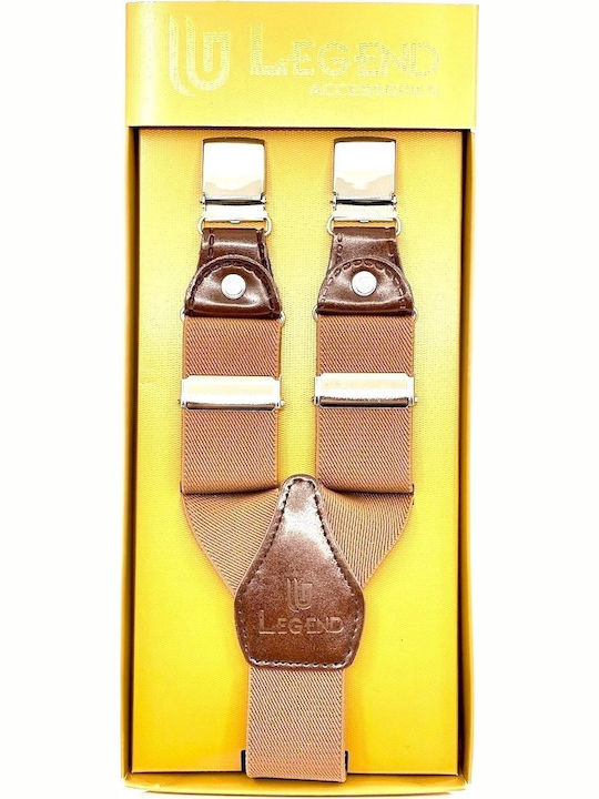 Legend Accessories Тиранти Едноцветна Camel